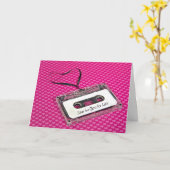 ラブ·アニバーシャル·カセット·テープ カード (黄色い花)