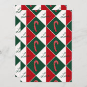 ラブ アンド キャンディ ケーンズ 招待状 (正面/裏面)