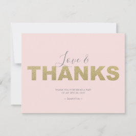 ラブ アンド サンクス X と O サンクス サンキューカード