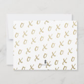 ラブ アンド サンクス XOXO ありがとう サンキューカード (裏面)