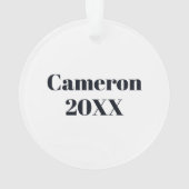 ラブ・アンド・ダクシュント オーナメント (裏面)