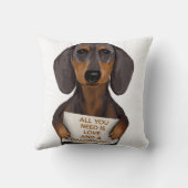 ラブ・アンド・ダクシュント クッション (裏面)