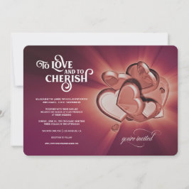ラブ アンド チェリッシュ ウェディング 招待状