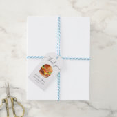 ラブ アンド バーガーズ 婚約パーティー ギフトタグ (より糸付き)