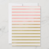 ラブ アンド ミモサ 招待状 (裏面)