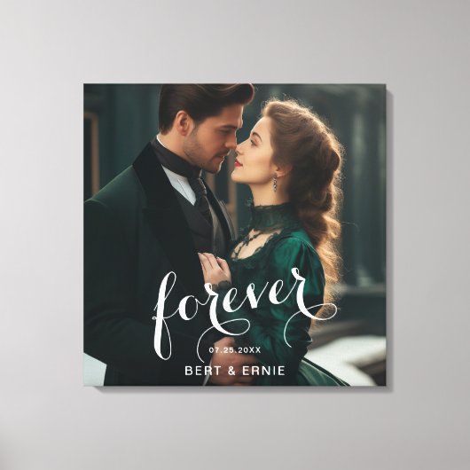 ラブ アンド リメンバー 24 インチ スクエア キャンバス (正面)