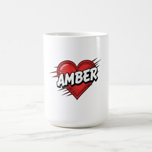 ラブ アンバー コーヒーマグカップ (中央)