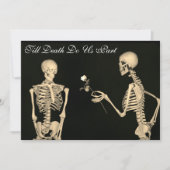 ラブ・ア・スケルトン ウェディング・招待状 招待状 (正面)