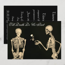 ラブ・ア・スケルトン ウェディング・招待状