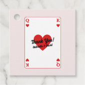 ラブ・ア・デュ・カップルシャワーのお礼 フェイバータグ (正面)