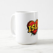 ラブ・イスラ コーヒーマグカップ (正面左)