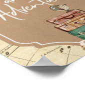 ラブ・イズ・アン・アドベンチャー ブライダルシャワーポスター ポスター (角)