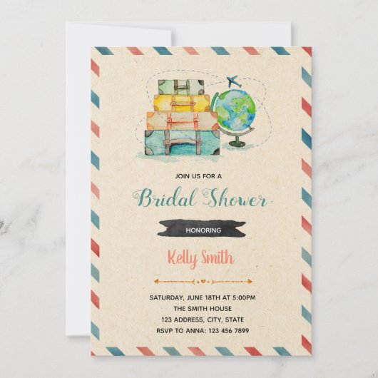 ラブ イズ ア ジャーニー パーティー 招待状 (正面)