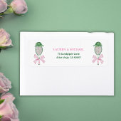 ラブ・イズ・ア・パーフェクト・マッチ テニス ブライダルシャワー 返信先 ラベル