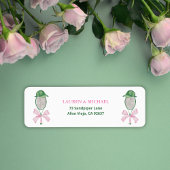 ラブ・イズ・ア・パーフェクト・マッチ テニス ブライダルシャワー 返信先 ラベル