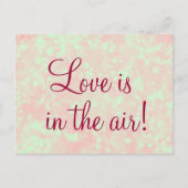 ラブ・イズ・イン・ザ・エアの名言 ポストカード (正面)