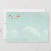 ラブ イズ イン ザ エア インビテーション (裏面)