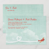 ラブ イズ イン ザ エア インビテーション (正面/裏面)