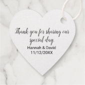 ラブ・イズ・イン・ザ・エア ウェディング フェイバータグ (裏面)