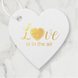 ラブ・イズ・イン・ザ・エア ウェディング フェイバータグ