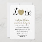 ラブ・イズ・イン・ザ・エア ウェディング・招待状 招待状 (正面)