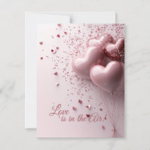 ラブ・イズ・イン・ザ・エア - ハート風船バレンタインデー