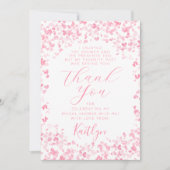 ラブ イズ イン ザ エア バレンタインデー ブライダルシャワー サンキューカード (正面)