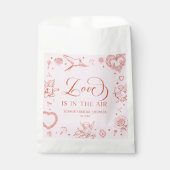 ラブ・イズ・イン・ザ・エア バレンタインデー ブライダルシャワー フェイバーバッグ (正面)