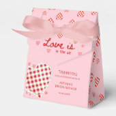 ラブ・イズ・イン・ザ・エア バレンタインデー ブライダルシャワー フェイバーボックス (正面サイド)