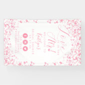 ラブ・イズ・イン・ザ・エア バレンタインデー ブライダルシャワー 横断幕 (横)