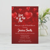 ラブ・イズ・イン・ザ・エア ブライダルシャワー 招待状 (スタンド正面)