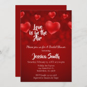 ラブ・イズ・イン・ザ・エア ブライダルシャワー 招待状 (正面/裏面)