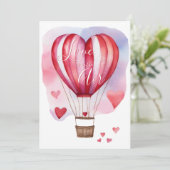 ラブ・イズ・イン・ザ・エア ブライダルシャワー 招待状 (スタンド正面)