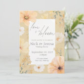 ラブ・イズ・イン・ブルーム ウェディングシャワー 招待状 (スタンド正面)