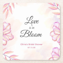 ラブ・イズ・イン・ブルーム・ウォーターカラー・フラワーブライダルシャワー