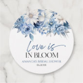 ラブ イズ イン ブルーム ダスティ ブルー フラワーブライダルシャワー フェイバータグ (裏面)