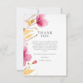 ラブ イズ イン ブルーム ブライズ シャワー サンキューカード (正面)