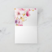 ラブ イズ イン ブルーム ブライズ シャワー サンキューカード (内部)