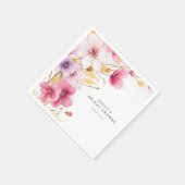 ラブ イズ イン ブルーム ブライズ シャワー スタンダードカクテルナプキン (角)