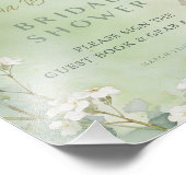 ラブ・イズ・イン・ブルーム ブライダルシャワーのウェルカムサイン フォトプリント            (角)