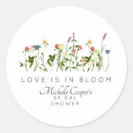 ラブ・イズ・イン・ブルーム ブライダルシャワー ラウンドシール