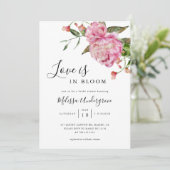 ラブ イズ イン ブルーム ブライダル シャワー 招待状 (スタンド正面)