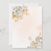 ラブ・イズ・イン・ブルーム ワイルドフラワー ブライダルシャワー 招待状 (裏面)