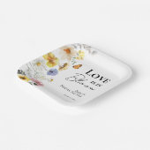 ラブ・イズ・イン・ブルーム | ワイルドフラワー ボヘミア ブライズシャワー ペーパープレート (傾斜あり)