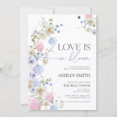 ラブ・イズ・イン・ブルーム 招待状 | 花のブライダルシャワー (正面)