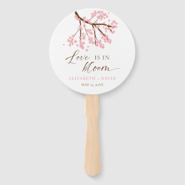 ラブ・イズ・イン・ブルーム　桜 ウェディングフォトQR ハンドファン