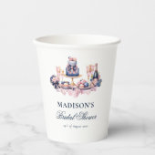 ラブ・イズ・スウィート ウェディングシャワー 水彩 紙コップ (正面)