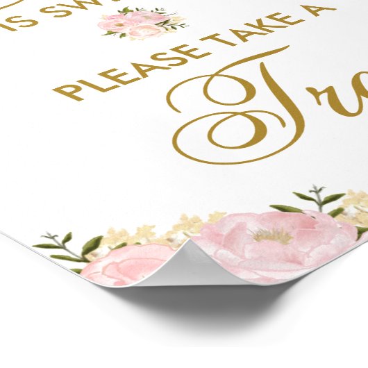 ラブ イズ スウィート ウェディング フェイバー サイン シャワーフェイバーズ (角)