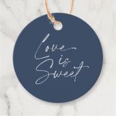 ラブ イズ スウィート ウェディング フェイバー タグ (正面)
