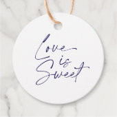 ラブ イズ スウィート ウェディング フェイバー タグ (正面)